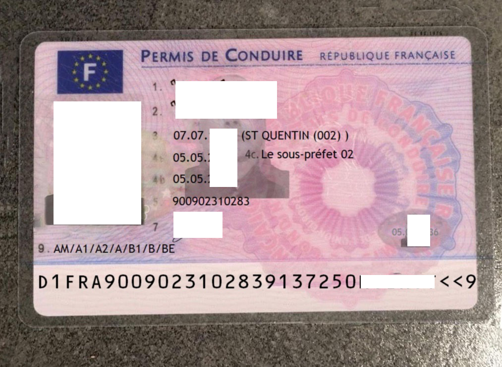 Permis de conduire légal